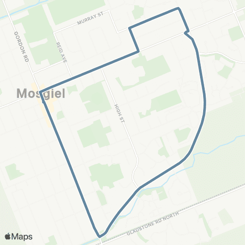 Orbus Dunedin Mosgiel On-Demand map