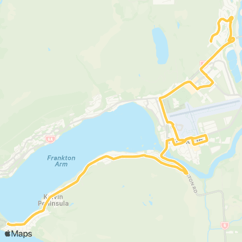 Orbus Queenstown Quail Rise to Kelvin Heights map