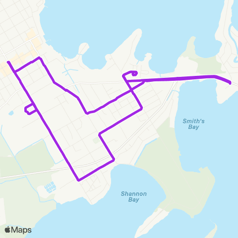 Orillia Transit South map