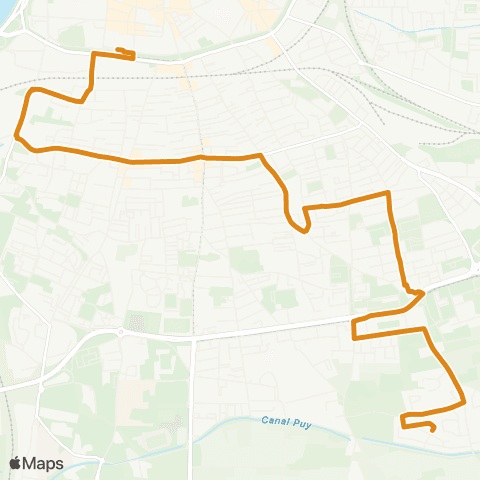 Orizo Avignon Poste - Saint Gabriel map