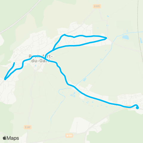 Orizo Rochefort Collège Haignere - la Begude map