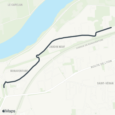 Orizo Jardins Neufs - St Lazare map
