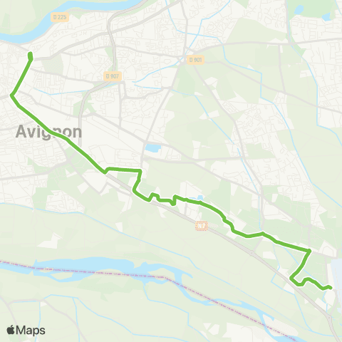Orizo P+R Agroparc - St Lazare map