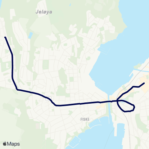 Østfold kollektivtrafikk Refsnes map