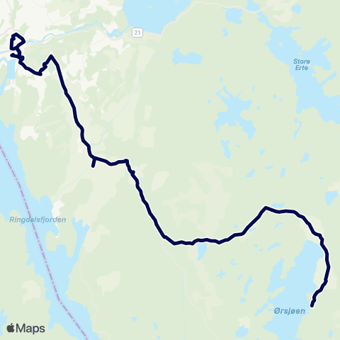 Østfold kollektivtrafikk Halden-Elgklev map