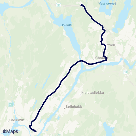 Østfold kollektivtrafikk Fredrikstad - Kalnes map