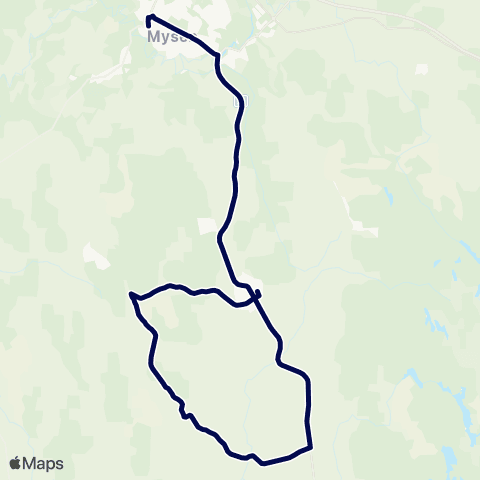 Østfold kollektivtrafikk Trømborg skole map