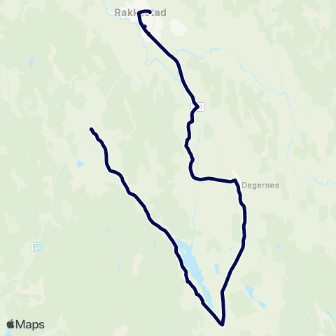 Østfold kollektivtrafikk Skoler Rakkestad map
