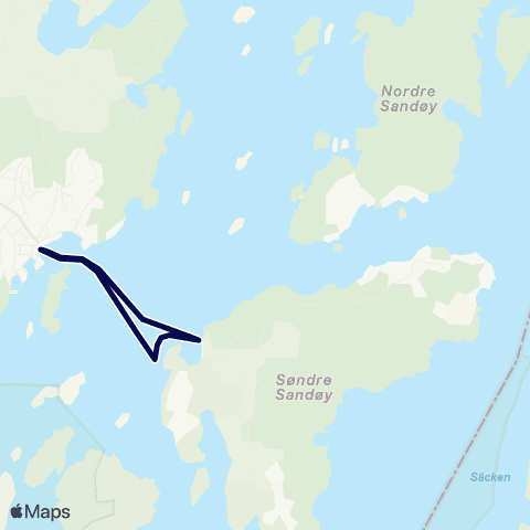 Østfold kollektivtrafikk Hvalerferga map