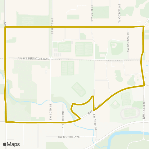 OSU Beaver Bus Central map