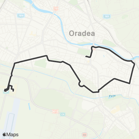 OTL ERA Shopping Park - Piata 1 Decembrie / Bloc Turn map