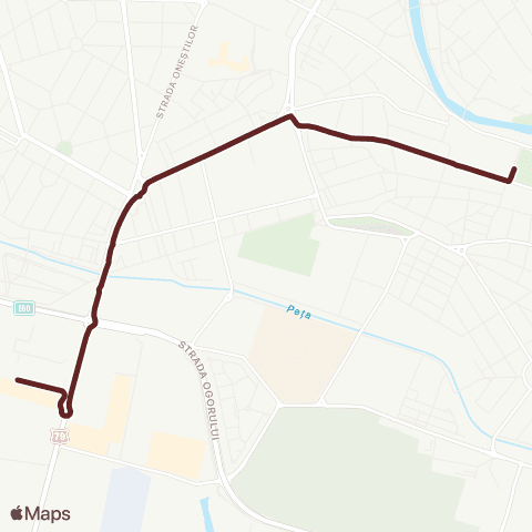 OTL Parc 1 Decembrie - Kaufland Calea Aradului map