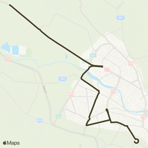 OTL Piata 22 Decembrie - Calea Borsului nr.40 map