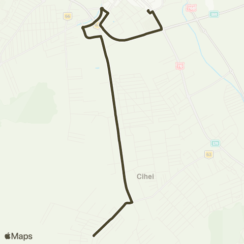 OTL Autogara Nufarul - Strada din deal map