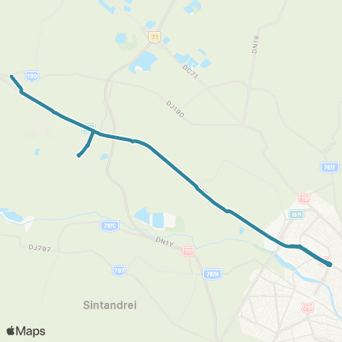 OTL Dacia Zig Zag - Primaria Bors map