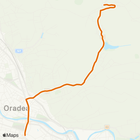 OTL Piata Cetatii - Statia de pompare Saldabagiu map