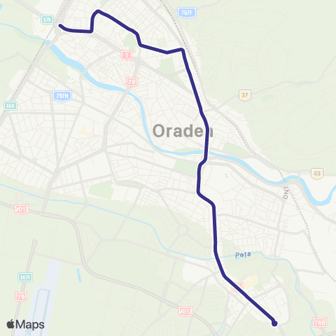 OTL Nufarul - Pod CFR map