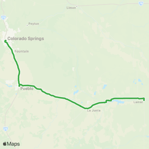 Outrider Lamar - Colorado Springs map