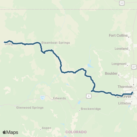 Outrider Craig - Denver map