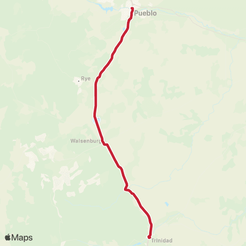 Outrider Trinidad - Pueblo map