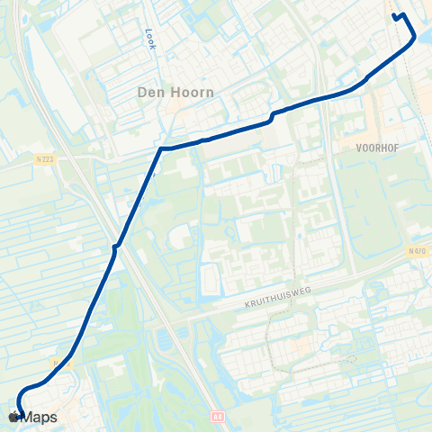 EBS Delft - Maassluis map