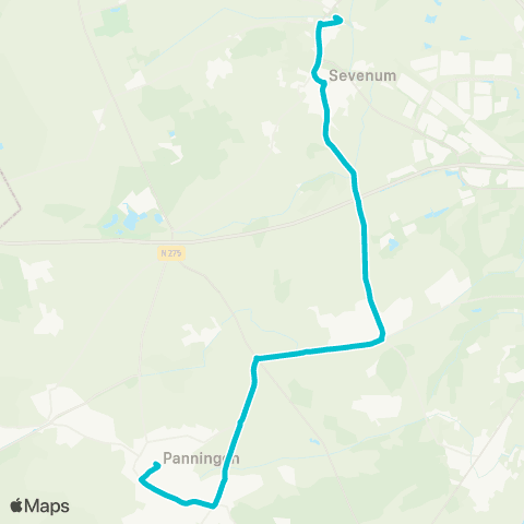 Arriva Horst / Sevenum - Panningen map