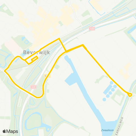 Connexxion Beverwijk Station - Beverwijk Bazaar map