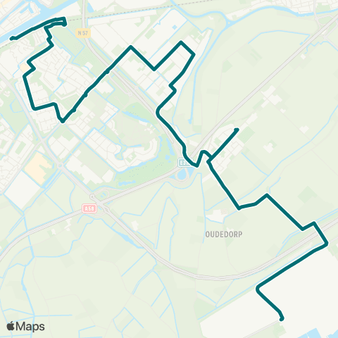Connexxion Vlissingen Oost - Middelburg map