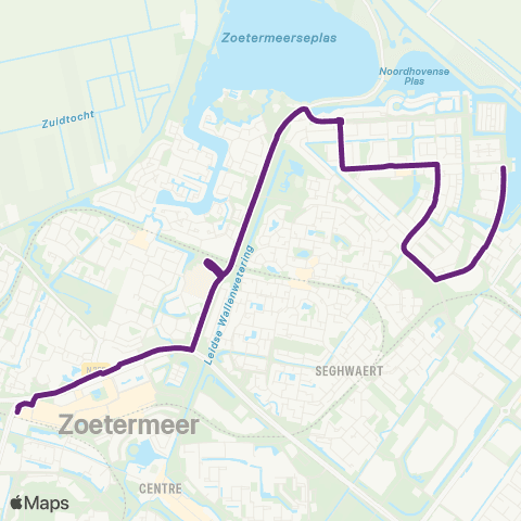 EBS Centrum West - Noordhove map