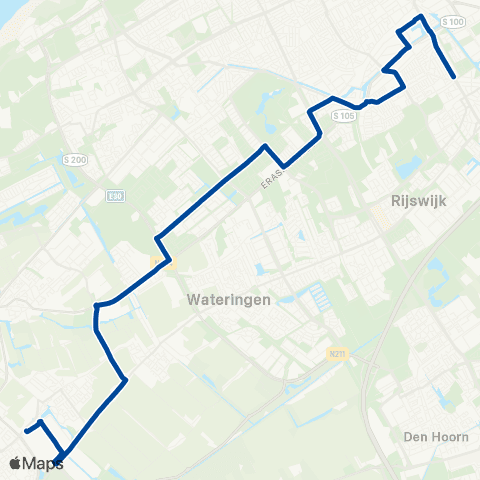 EBS Den Haag - Honselersdijk map