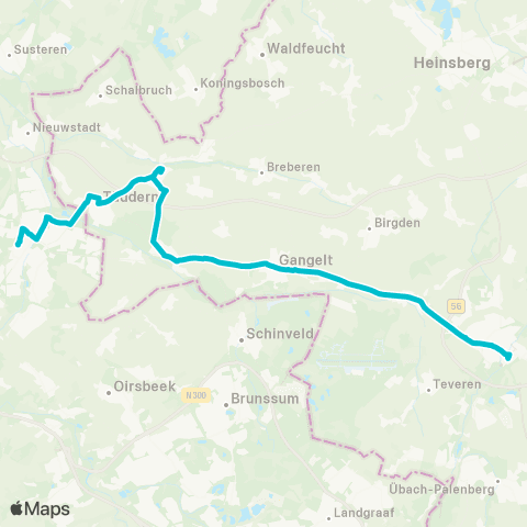 Arriva Geilenkirchen - Sittard map