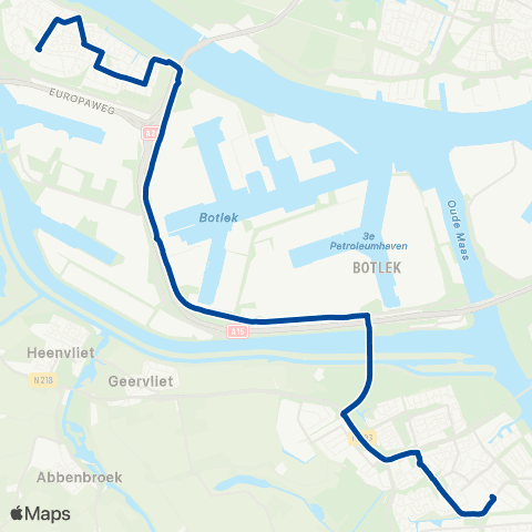 EBS Rozenburg - Spijkenisse map