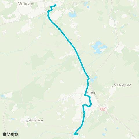 Arriva Venray Station - Horst map