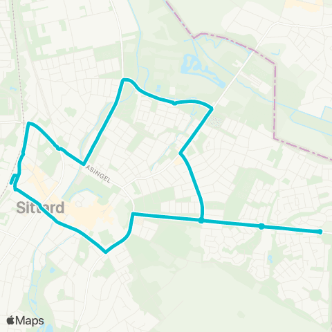 Arriva Vlinder Sittard Kemperkoul map