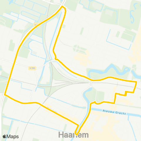 Connexxion Haarlem Station - NOVA College - Spaarne College map