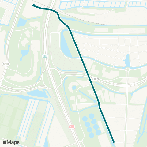 Connexxion Rotterdam Kralingse Zoom - Rivium map