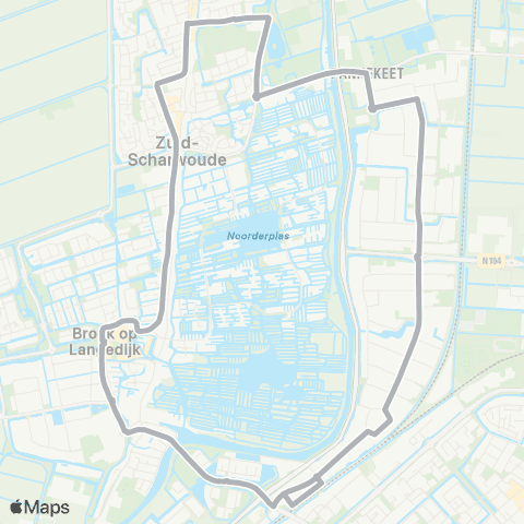 Connexxion Buurtbus Heerhugowaard - Langedijk map