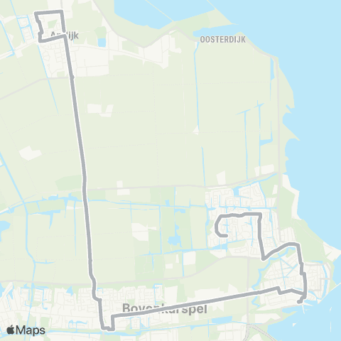 Connexxion Buurtbus Enkhuizen - Andijk map