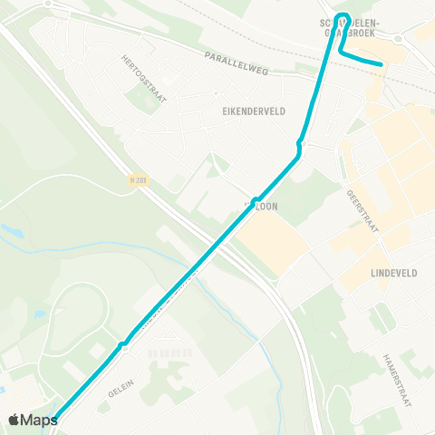 Arriva Heerlen Station - Zuyd Hogeschool map