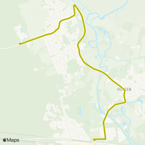 Arriva Nijverdal - Avonturenpark Hellendoorn map