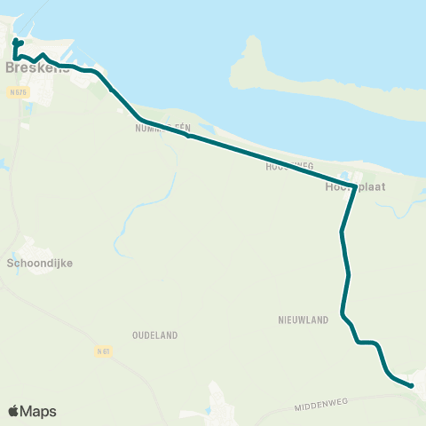 Connexxion Strijen - s'Gravendeel map
