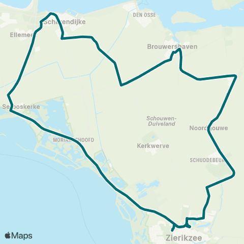 Connexxion Zierikzee Busstation - Zierikzee Busstation map