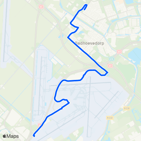 Connexxion AMS Matterhorn - Knooppunt Noord - (P30) map