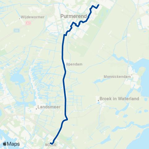 MeerPlus Amsterdam Noord - Purmerend De Purmer map