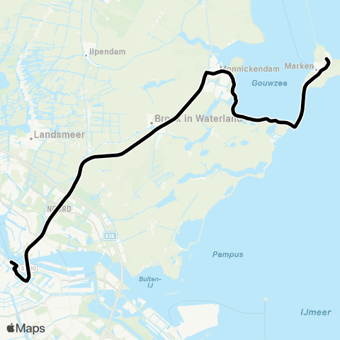 MeerPlus Amsterdam Centraal - Marken map