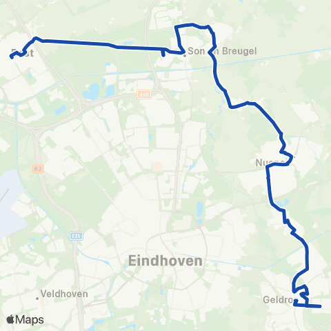 Hermes Geldrop - Son en Breugel - Best map