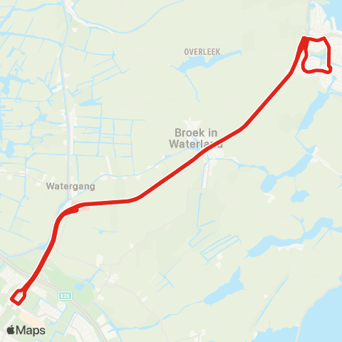 MeerPlus Amsterdam Noord - Monnickendam map