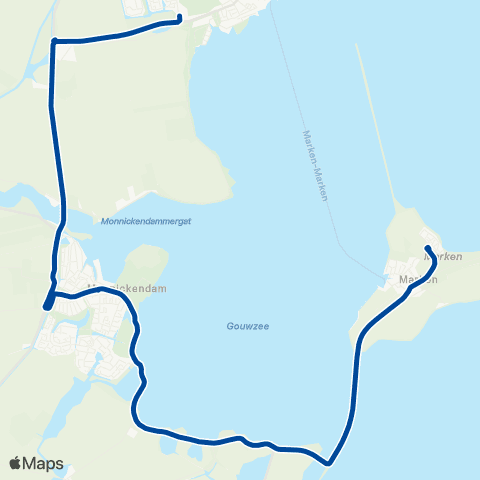 MeerPlus Marken - Volendam map