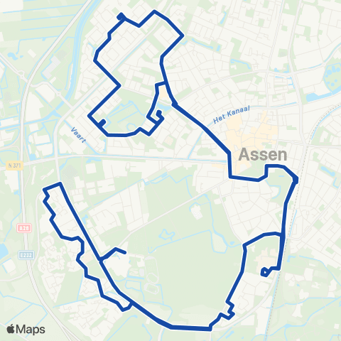Transdev Cityline Assen map