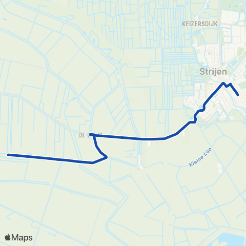 Transdev Schuring - De Klem - Strijen map